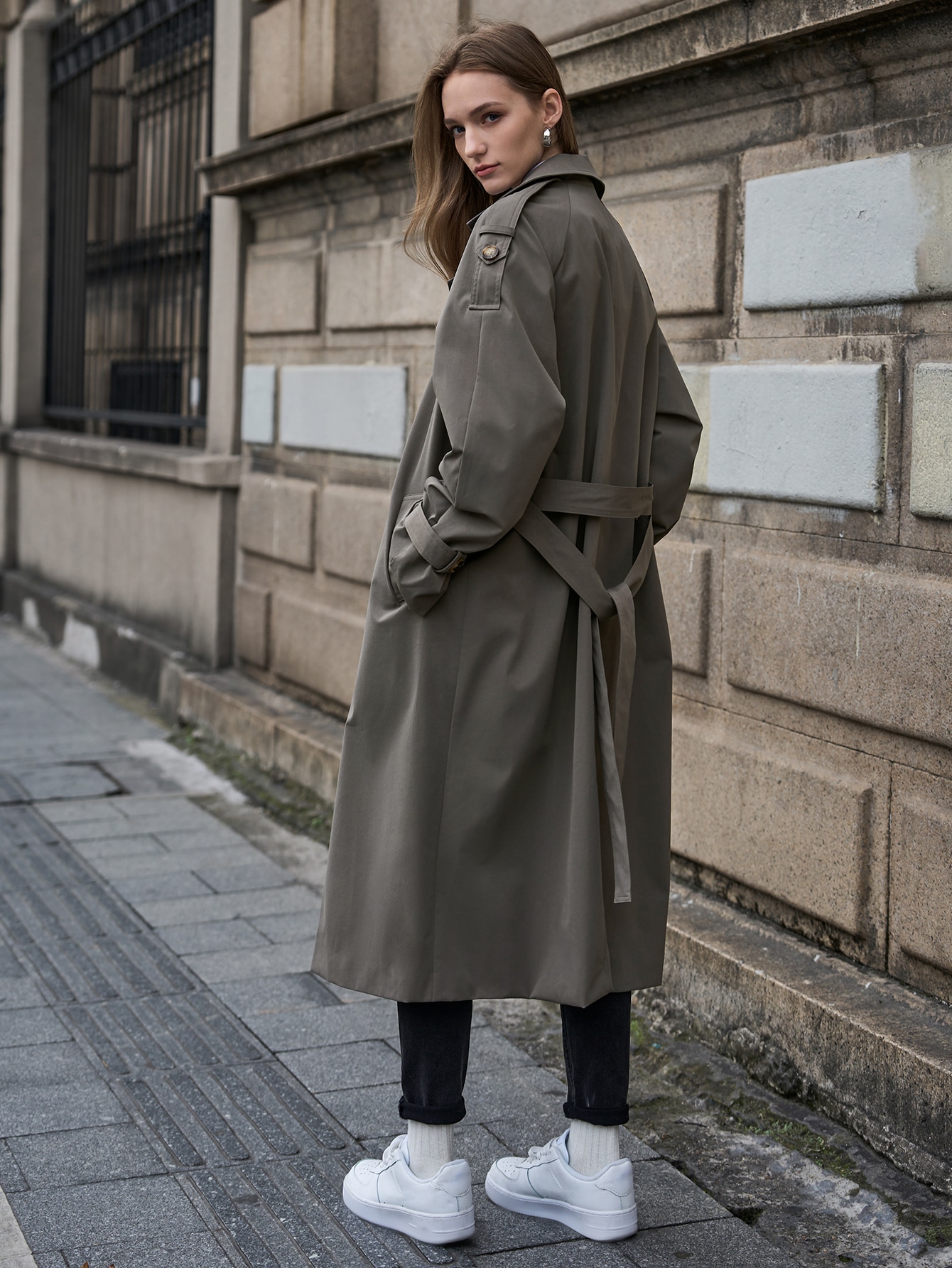 Double Breasted Trench Coat