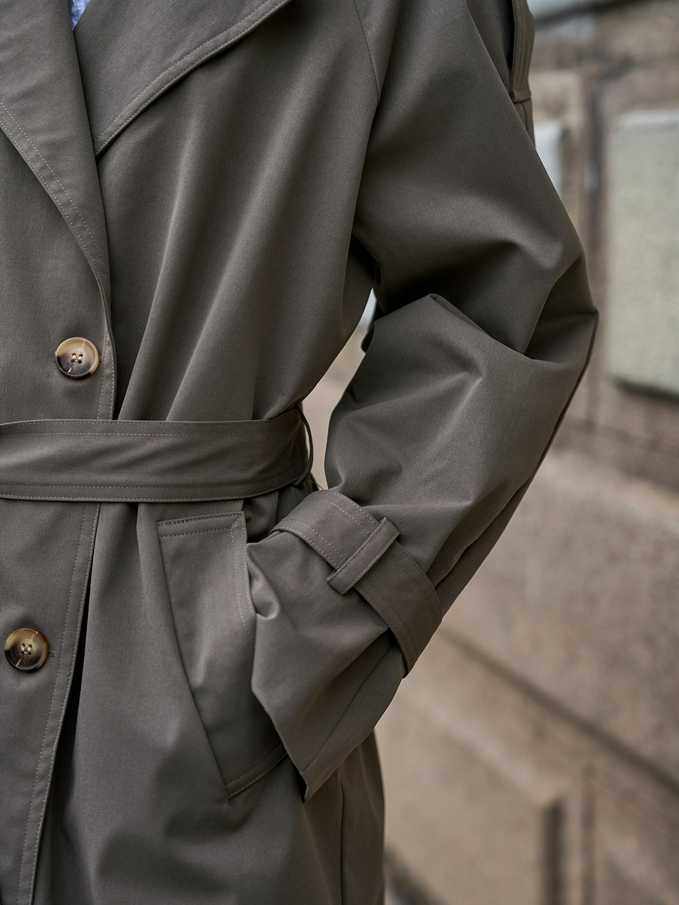 Double Breasted Trench Coat