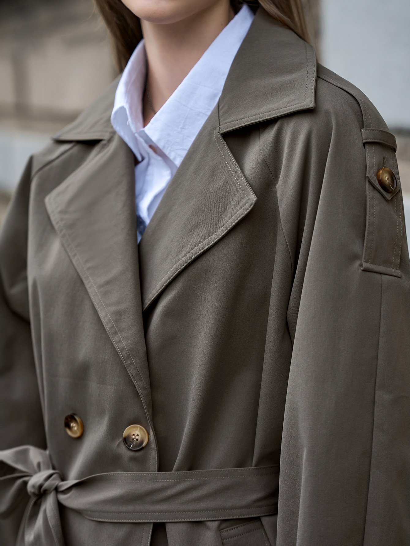 Double Breasted Trench Coat